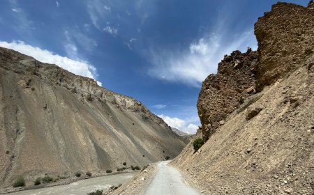 Landslide on Baramulla-Urri road in Jammu and Kashmir halted traffic due to loosening of rocks from road widening.